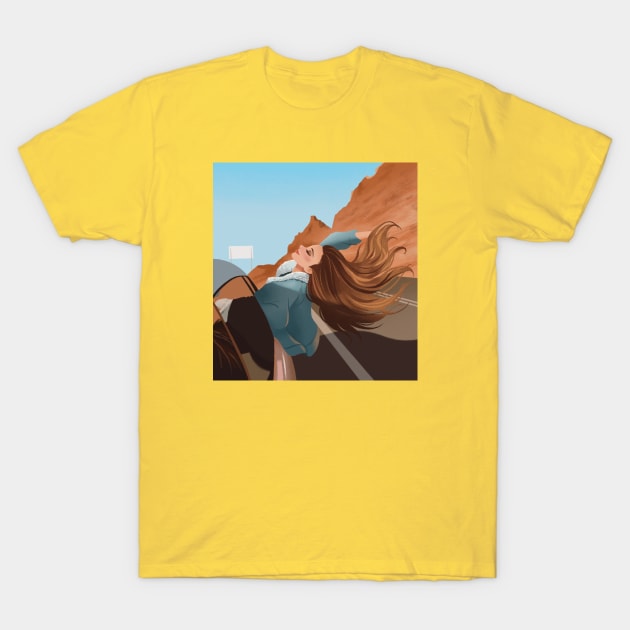 Road Trip T-Shirt by AliWing